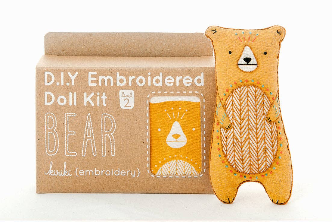 Bear - Doll Embroidery Kit
