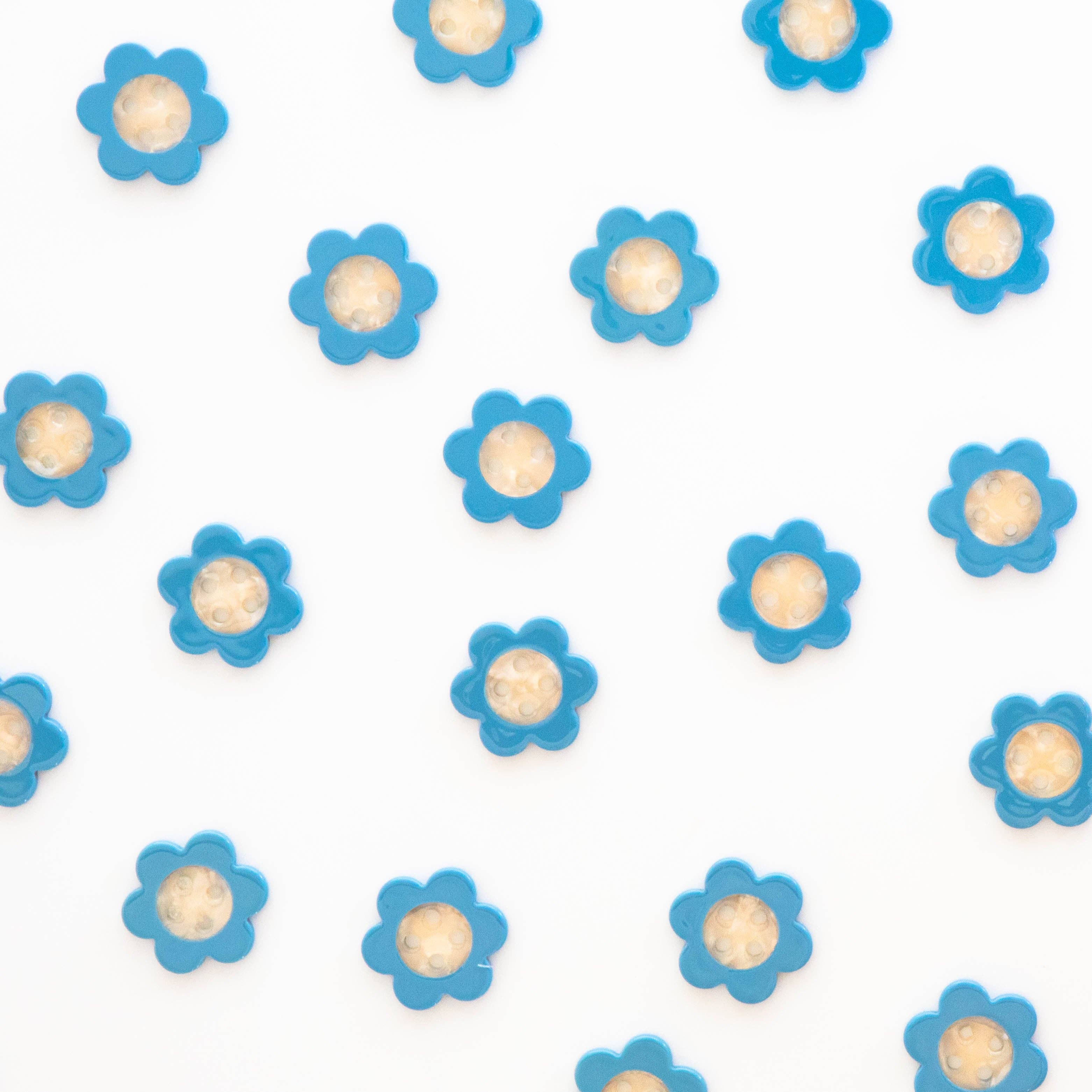 Blue Daisy Large 1" Buttons