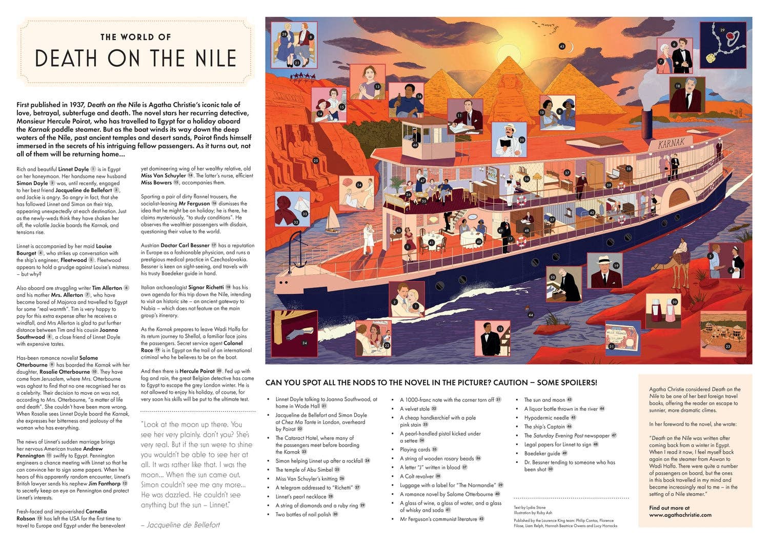 The World of Agatha Christie: Death on the Nile: A 1000-piece jigsaw puzzle