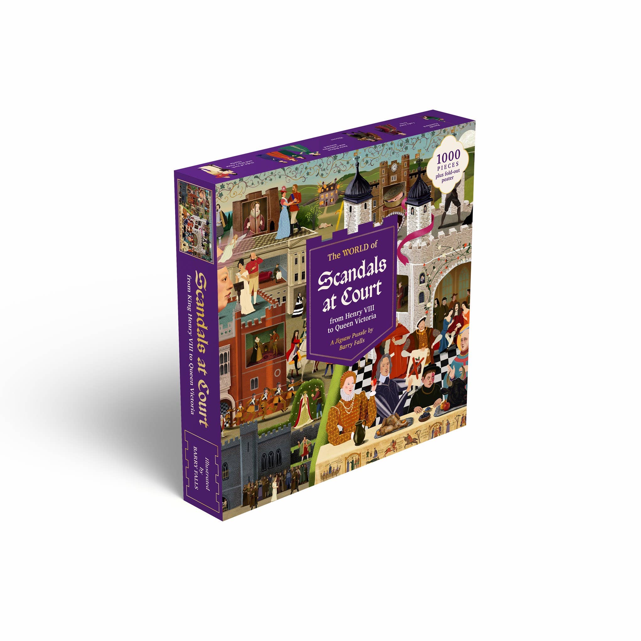 The World of Scandals at Court: A 1000-piece jigsaw puzzle