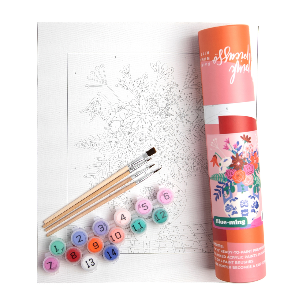 Blue Ming Paint by Number Kit