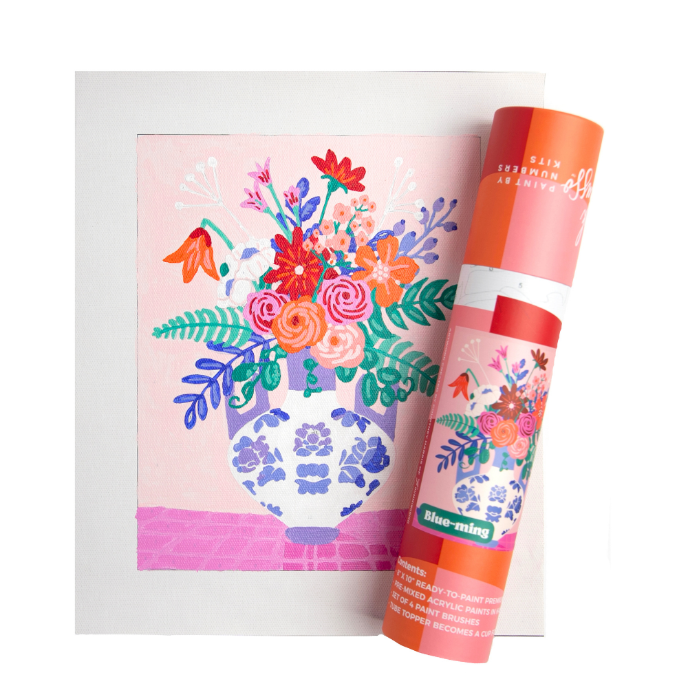 Blue Ming Paint by Number Kit
