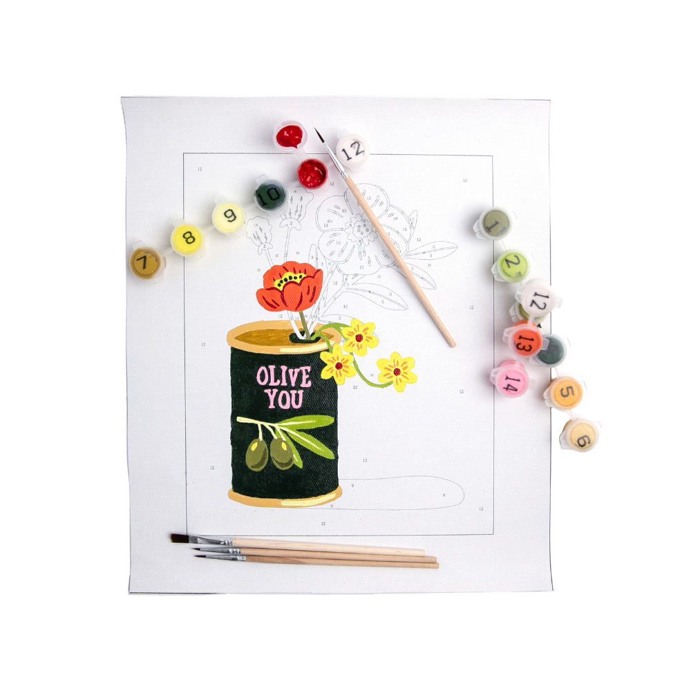 Olive You Paint by Number Kit