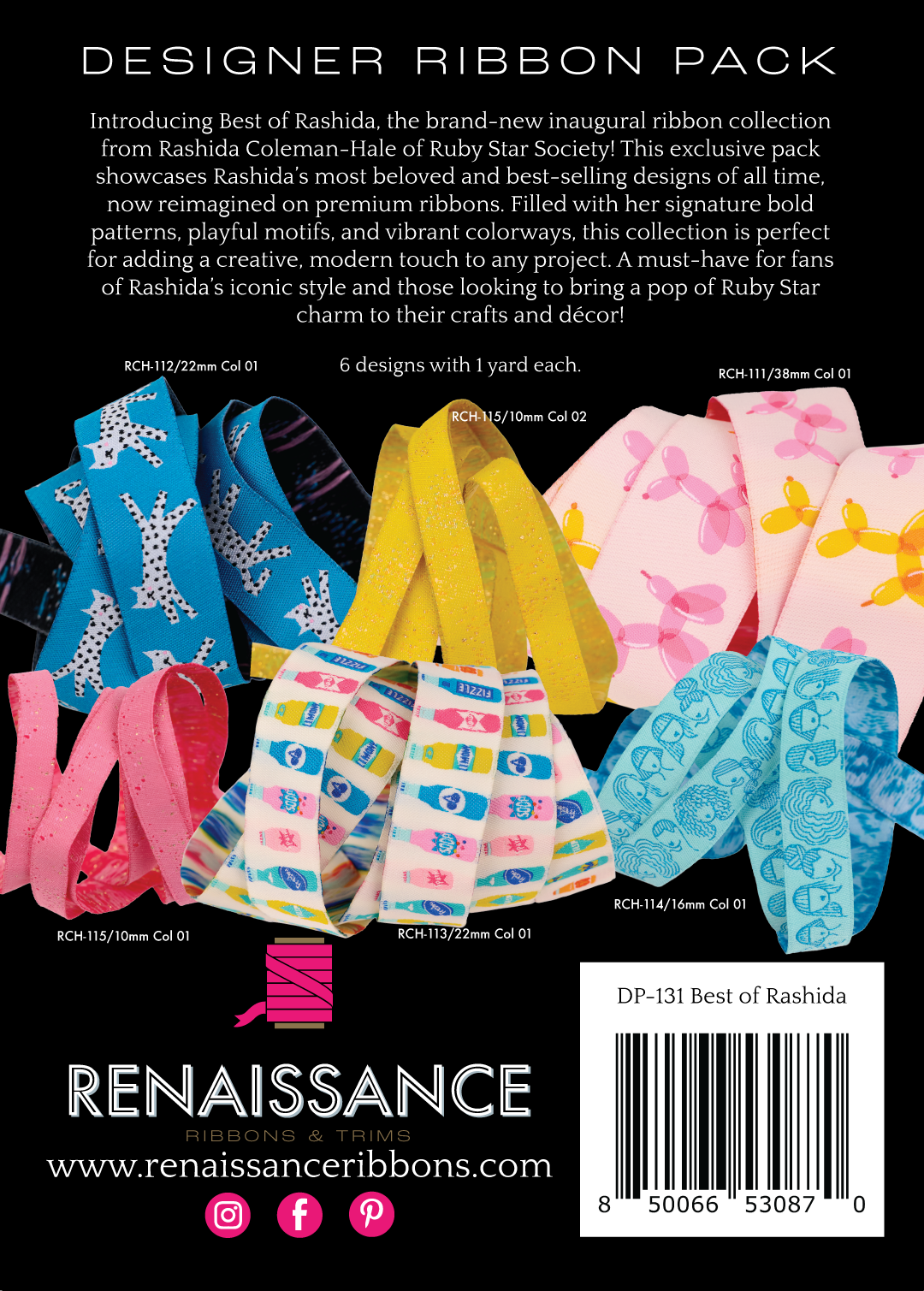 Best of Rashida Designer Ribbon Pack