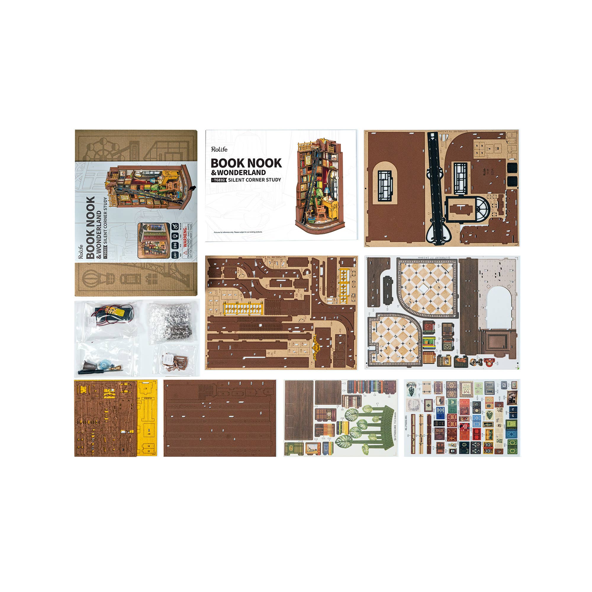 DIY Book Nook Kit: Silent Corner Study