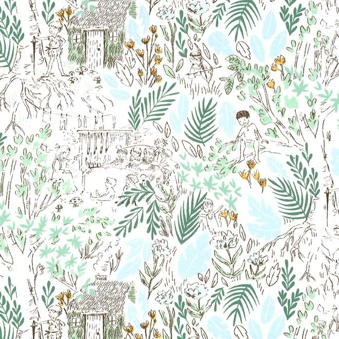 The Little House by Michael Miller Fabrics