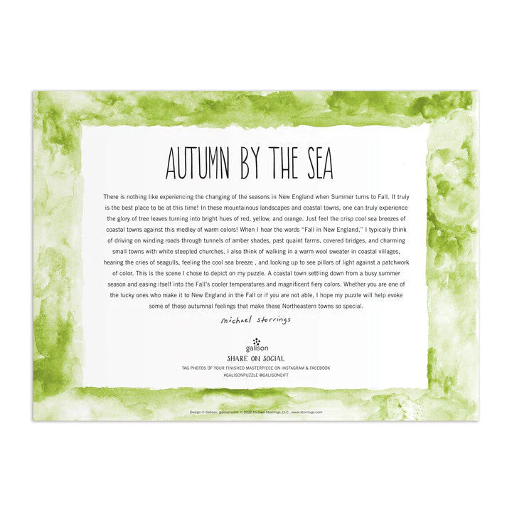 Michael Storrings Autumn By the Sea Puzzle