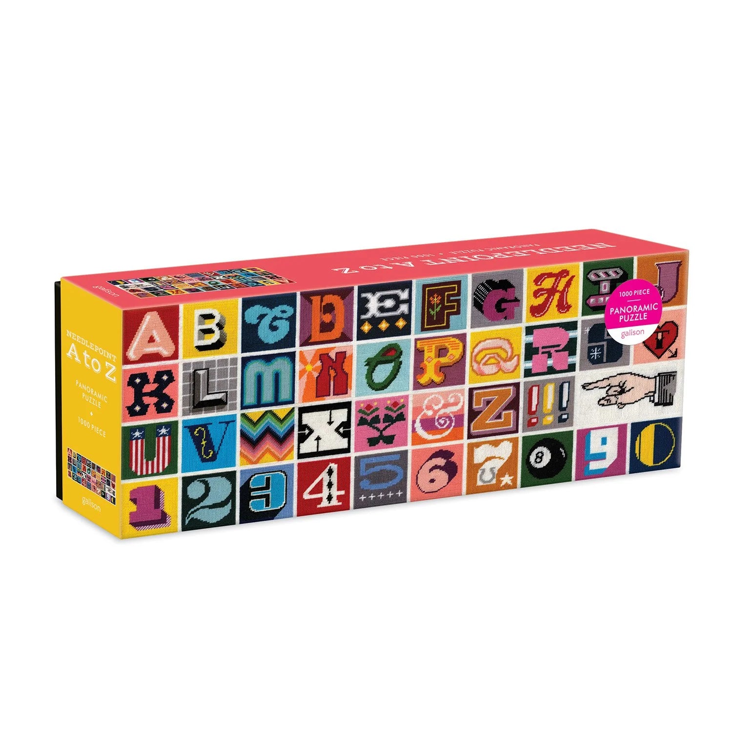 Needlepoint A to Z Panoramic Puzzle