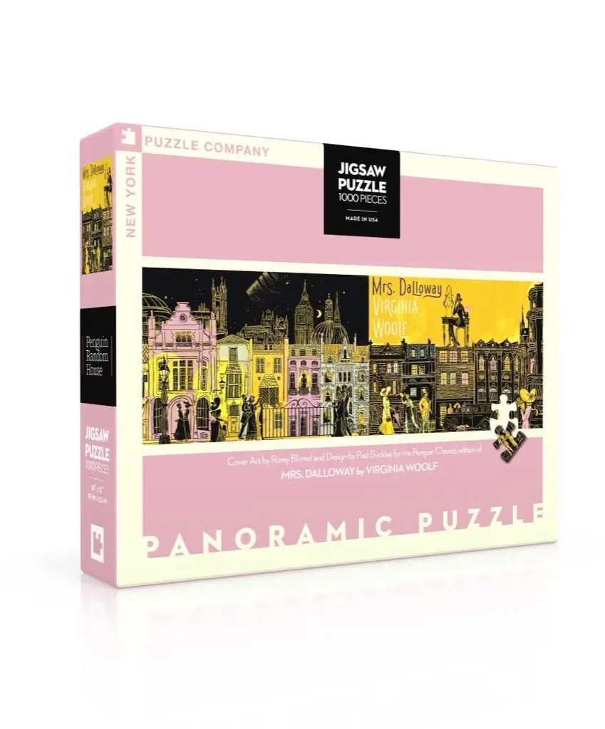 Mrs. Dalloway by Virginia Woolf Panoramic Puzzle
