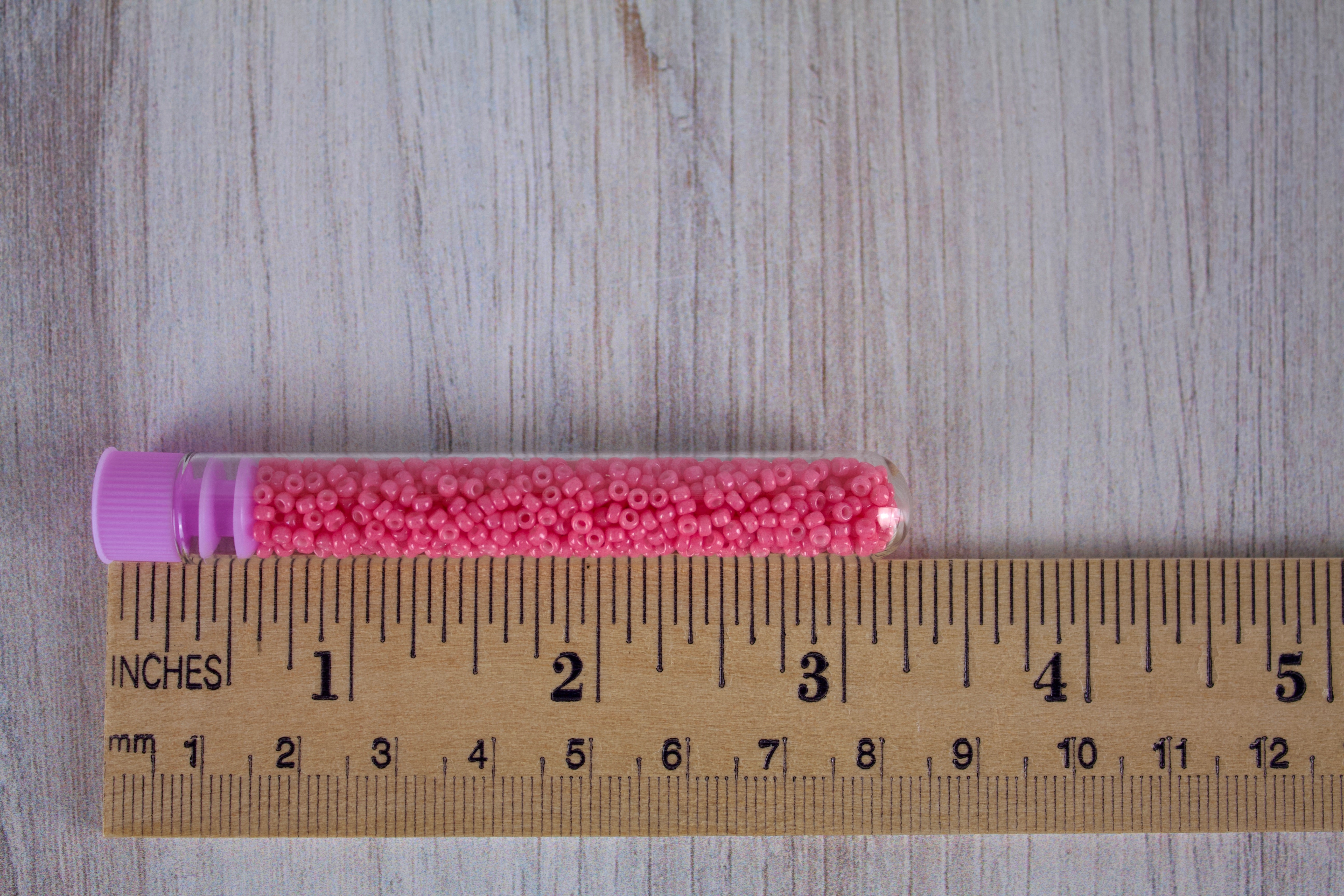 Opaque Carnation Miyuki Seed Beads size 11