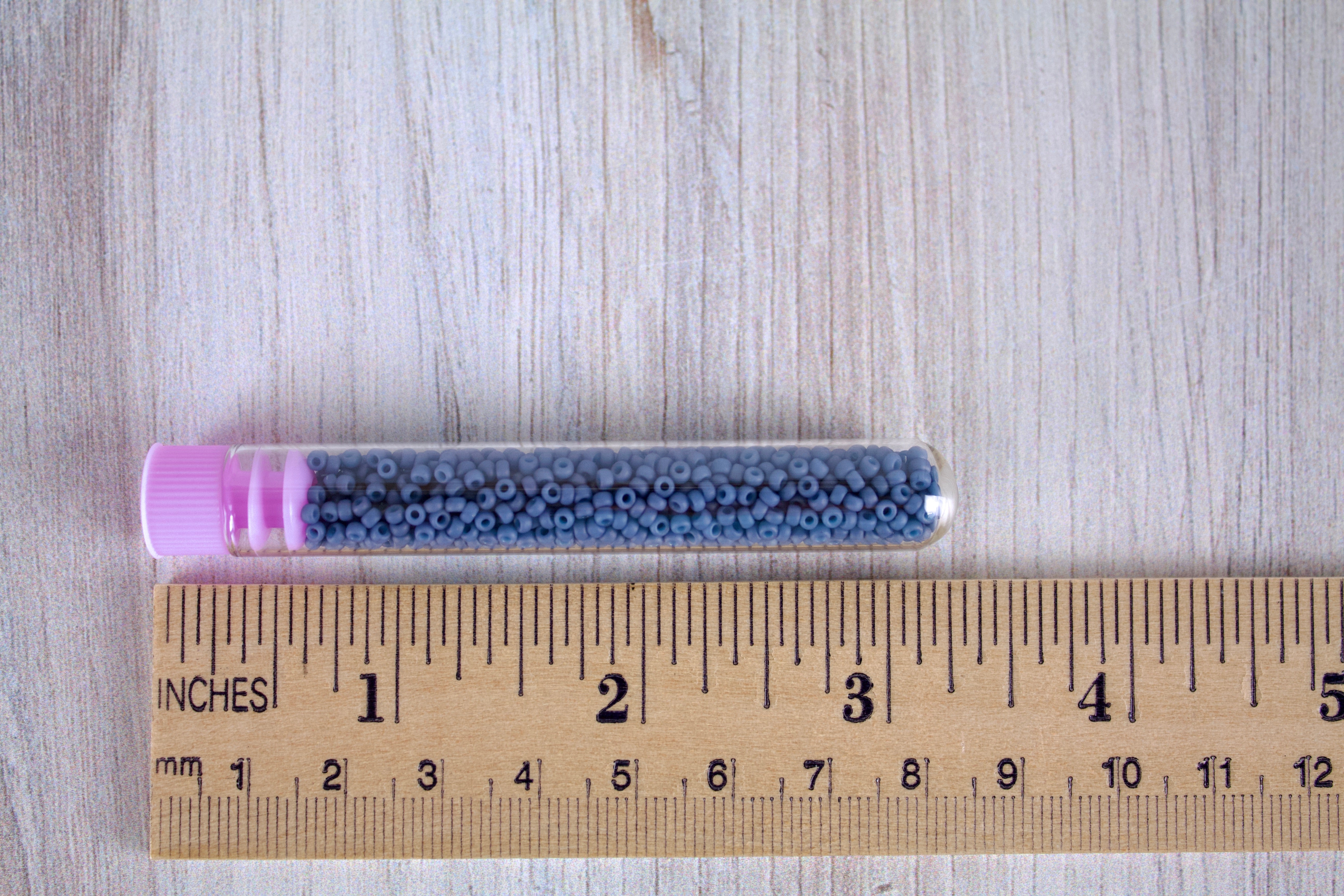 Matte Opaque Denim Luster Miyuki Seed Beads size 11