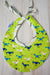 Bitsy the Bird Bib-The Blue Peony-Animal_Bird,Category_Bib,Color_Blue,Color_Lime Green,Department_Organic Baby,Material_Organic Cotton,Pattern_Ed Emberley's Animals,Theme_Animal