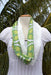 Blossom Infinity Scarf-The Blue Peony-Category_Infinity Scarf,Color_Lime Green,Color_White,Department_Personal Accessory,Material_Cotton,Pattern_Floral