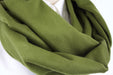 Cashmere Infinity Scarf - Spinach-The Blue Peony-Category_Infinity Scarf,Color_Green,Department_Personal Accessory,Material_Cashmere