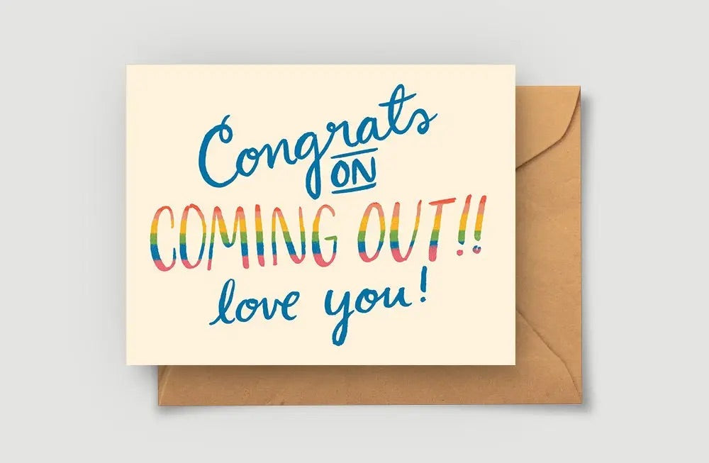 Coming Out LGBTQ Greeting Card
