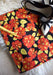 Cottage Rose Drawstring Travel Bag-The Blue Peony-Category_Drawstring Bag,Color_Black,Color_Orange,Color_Yellow,Department_Personal Accessory,Pattern_Floral
