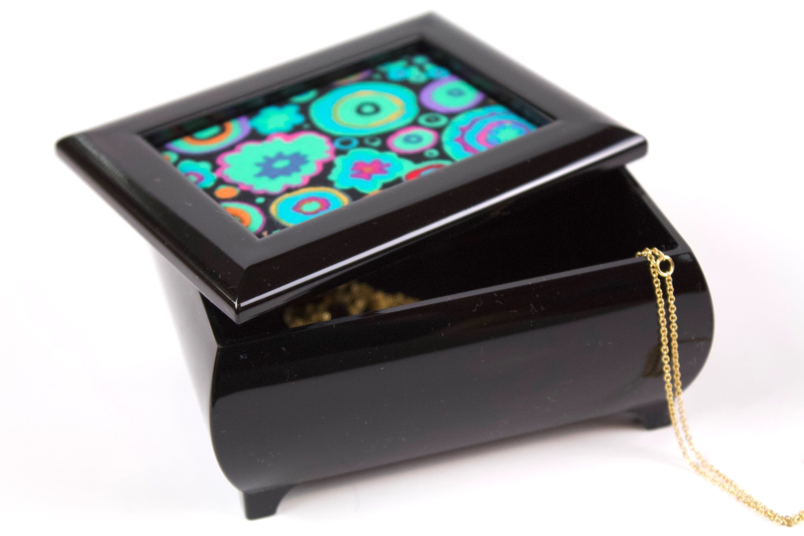 Dreamy Jewelry Box-The Blue Peony-