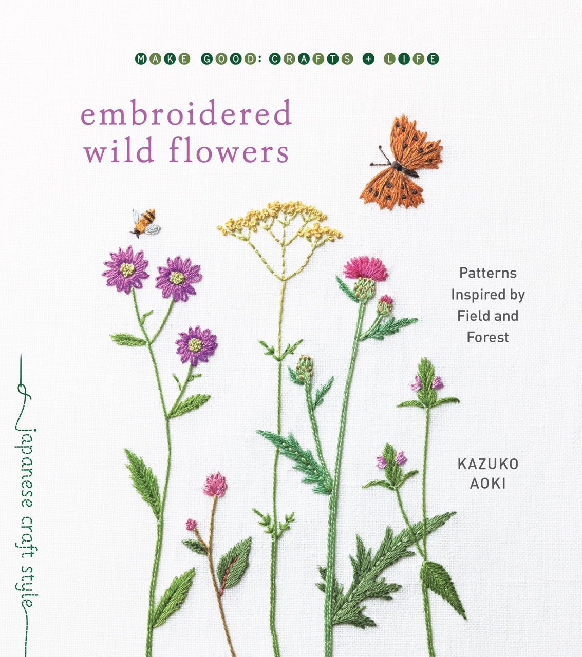 Embroidered Wild Flowers — The Blue Peony