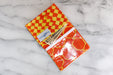 Energy Mini Wallet-The Blue Peony-Category_Mini Wallet,Color_Orange,Color_Yellow,Department_Personal Accessory,Pattern_Graphic