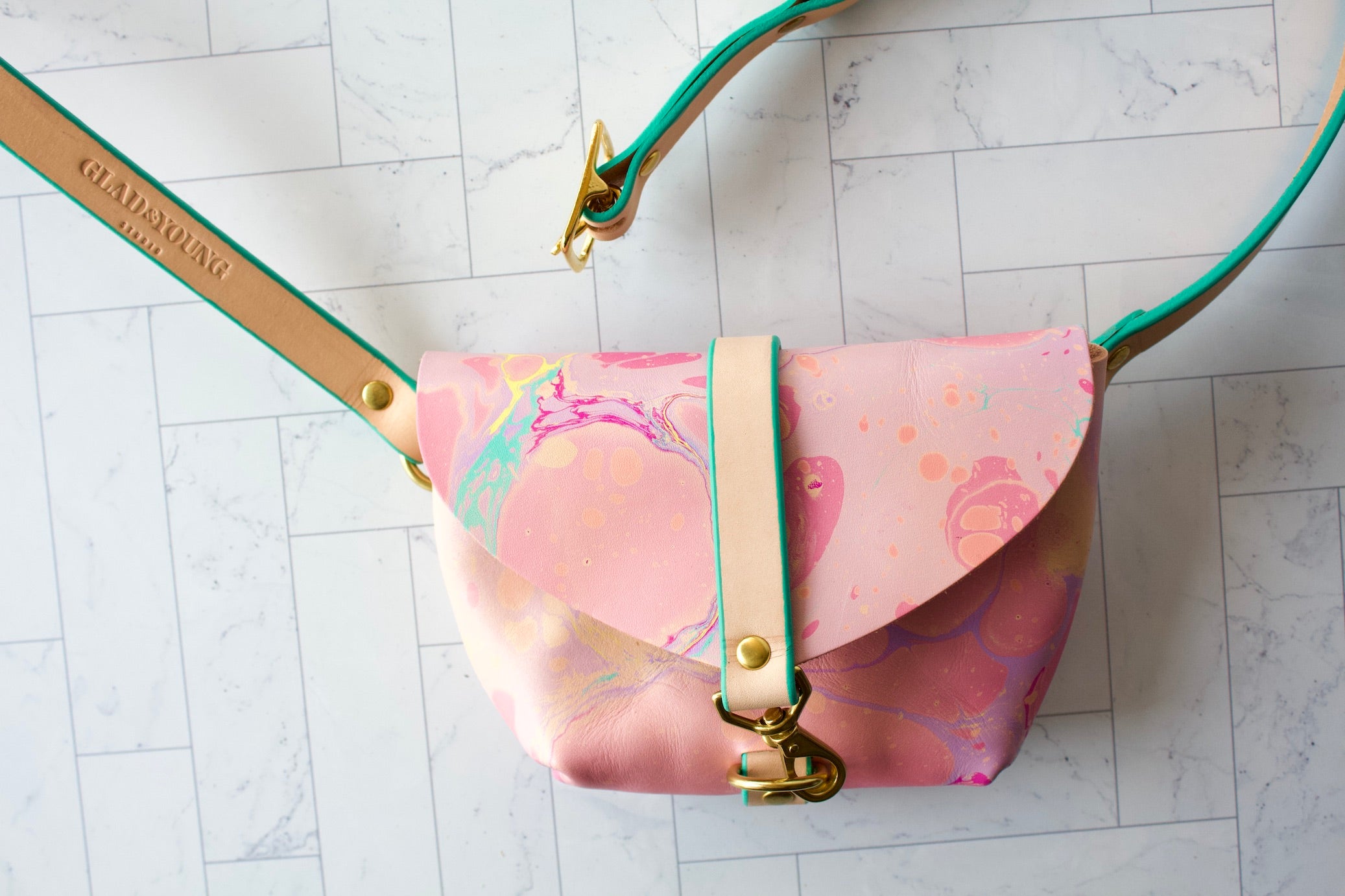 Fanny Pack in Marbled Color