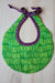 Shade Small Bib-The Blue Peony-Category_Bib,Color_Green,Color_Purple,Department_Organic Baby,Material_Organic Cotton