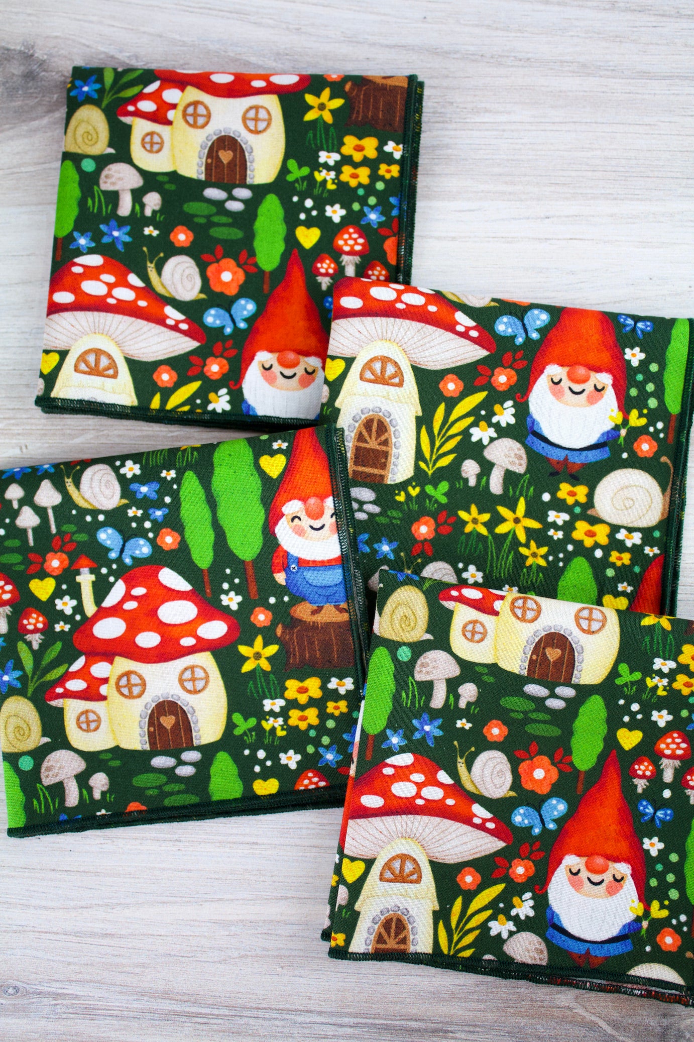 Springtime in Gnomeville Napkins