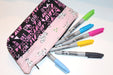 Harper Zippered Pouch-The Blue Peony-Category_Zippered Pouch,Color_Pink,Department_Personal Accessory,Theme_Animal