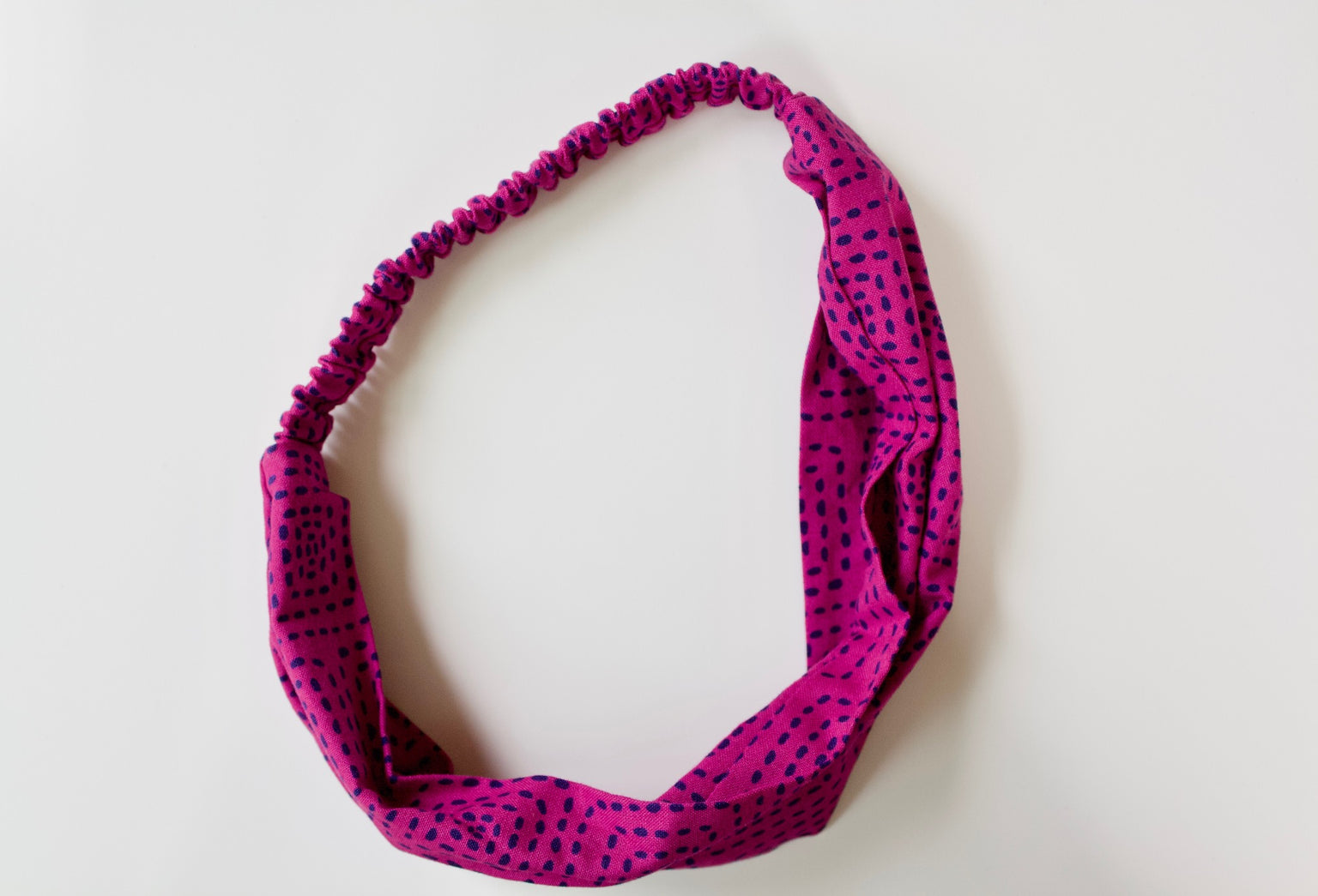 Three Little Bows Headband- Peony & Bluebell