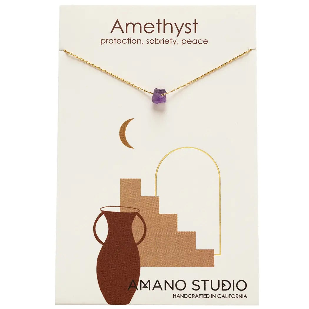 Healing Stones - Amethyst Necklace