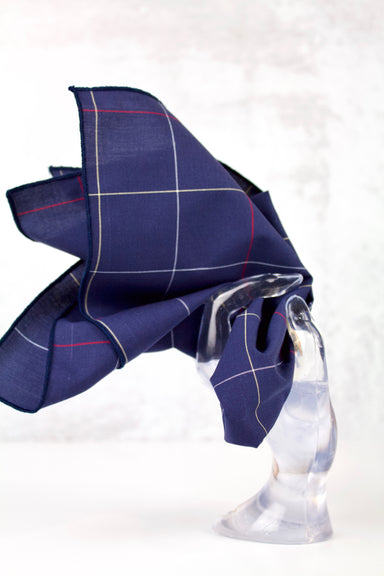 Brooks Handkerchief Set-The Blue Peony-Cotton,Handkerchief