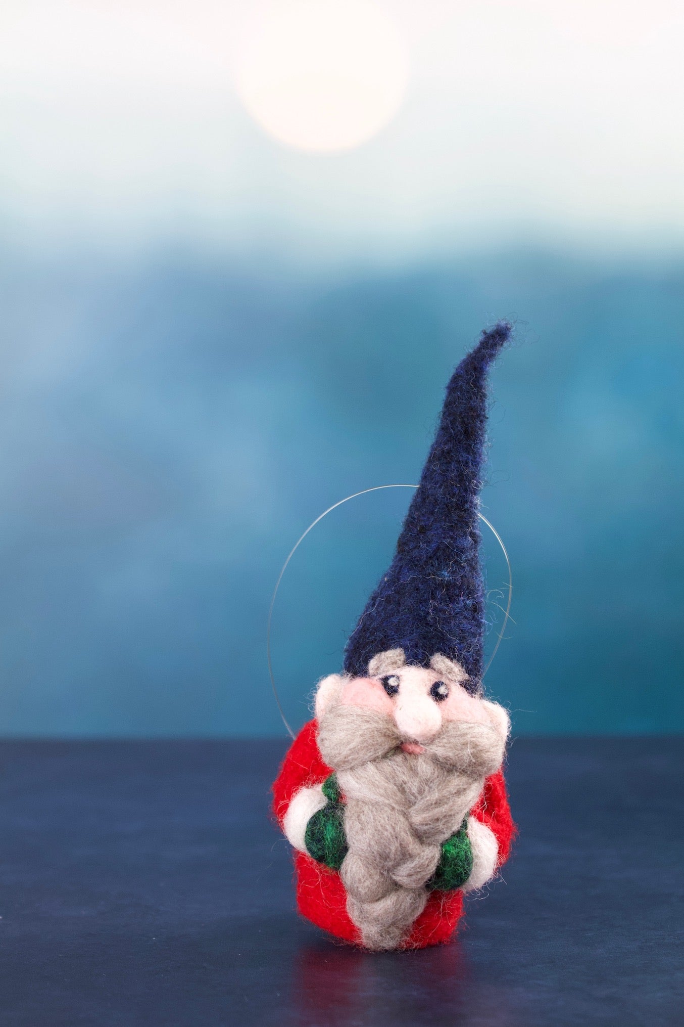Felted Wool Gnomes-Thimble & Thyme-Material_Wool,Theme_Christmas,Theme_Fall,Theme_Thanksgiving,Theme_Woodland