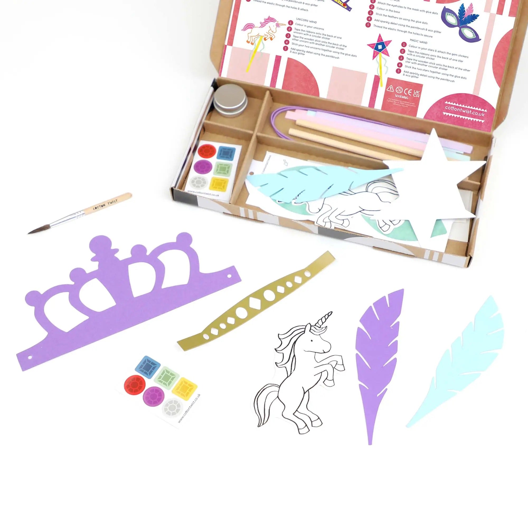 Ribbons & Unicorn Activity Craft Kit