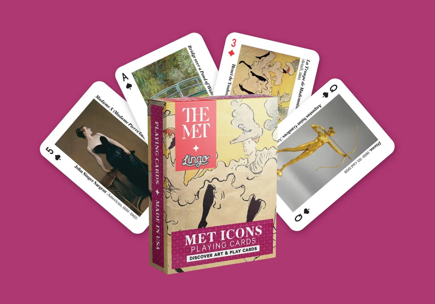 MET Icons Playing Cards - Lingo x The Metropolitan Museum of Art
