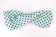 Mint Dot Headband-The Blue Peony-Category_Headband,Color_Blue,Color_Green,Department_Personal Accessory,Pattern_Polka Dot,Style_Twist