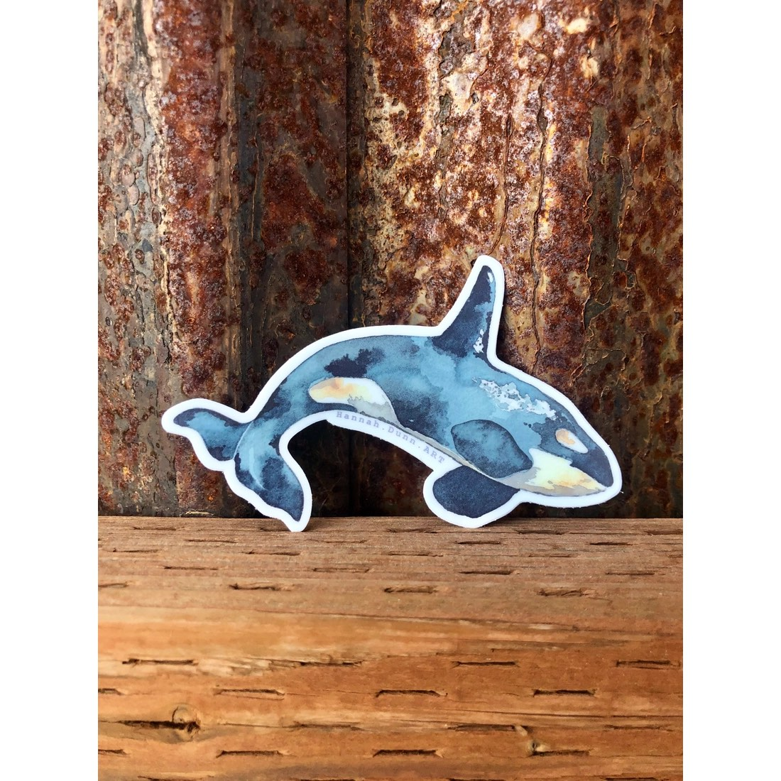 Orca Sticker-Hannah Dunn Art-