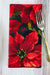 Poinsettia Christmas Napkins (Set of 4)-The Blue Peony-Category_Napkins,Category_Table Linens,Color_Black,Color_Red,Department_Kitchen,Material_Cotton,Pattern_Floral,Theme_Christmas,Theme_Winter