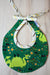Puff the Dragon Bib-The Blue Peony-Animal_Dragon,Category_Bib,Color_Green,Color_Lime Green,Department_Organic Baby,Material_Organic Cotton,Pattern_Ed Emberley's Animals,Theme_Animal