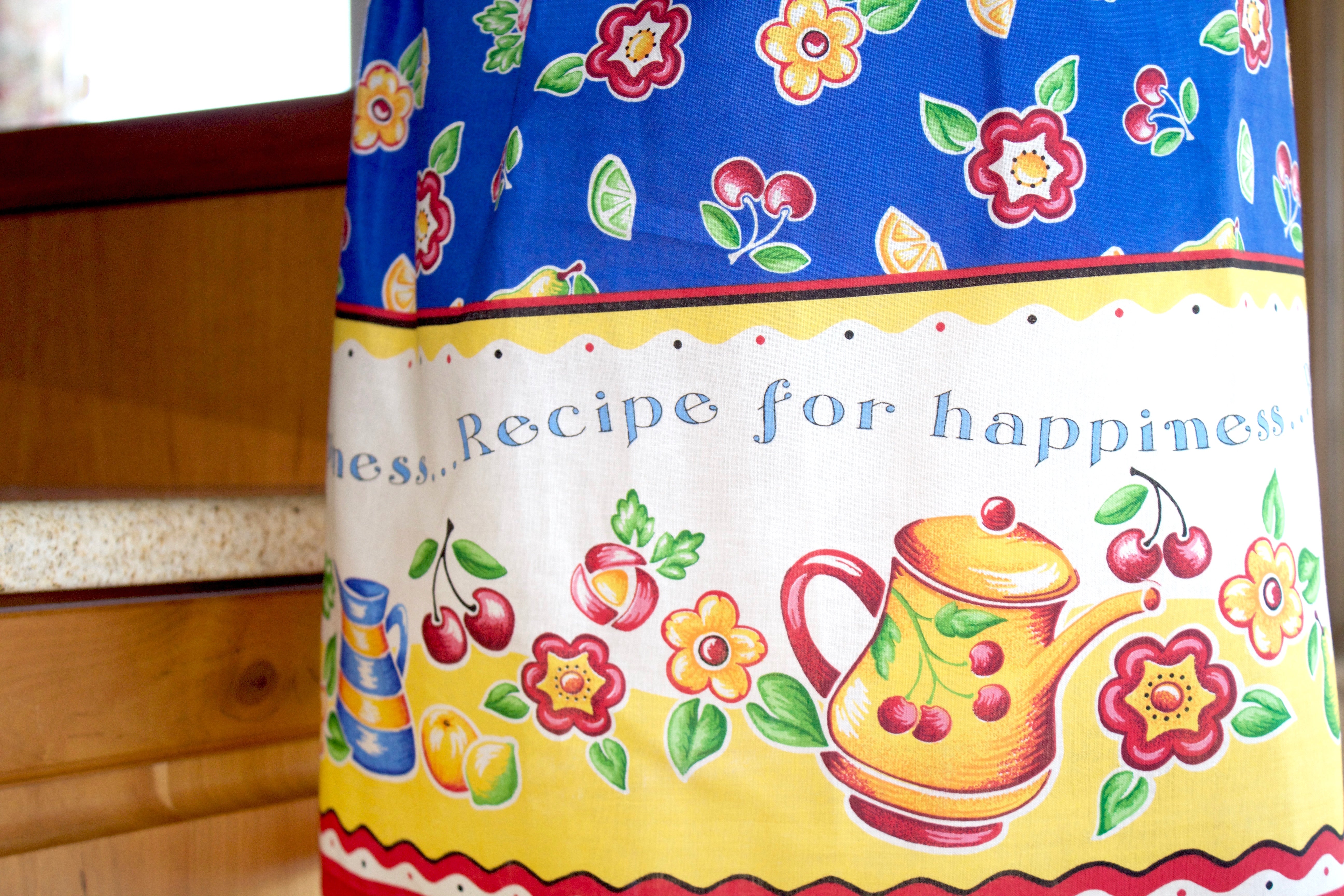 Recipe for Happiness Vienna Style Apron