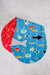Sea Life Burp Bib-The Blue Peony-Animal_Fish,Animal_Octopus,Category_Burp Bib,Color_Blue,Color_Red,Department_Organic Baby,Material_Organic Cotton,Pattern_Ed Emberley's Animals,Theme_Animal,Theme_Water Life