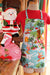 Surfin' Santa Kid's Apron-The Blue Peony-Age Group_Kids,Category_Apron,Color_Aqua,Department_Kitchen,Gender_Boys,Gender_Girls,Material_Cotton,Size_Medium (ages 6-11),Size_Small (ages up to 5),Theme_Christmas,Theme_Tropical