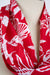 Tropical Punch Infinity Scarf-The Blue Peony-Category_Infinity Scarf,Color_Raspberry,Department_Personal Accessory,Material_Polyester,Pattern_Floral