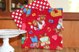 Valentine Bears Potholder-The Blue Peony-Category_Pot Holder,Color_Red,Department_Kitchen,Size_Traditional (Square),Theme_Love