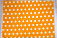 Vintage Rock Diamonds n' Dots Placemats (Set of 2)-The Blue Peony-Category_Placemats,Category_Table Linens,Color_Cream,Color_Orange,Department_Kitchen,Pattern_Graphic,Pattern_Polka Dot,Theme_Fall,Theme_Thanksgiving