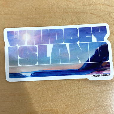 Double Bluff / Whidbey Island Sticker-Timothy Haslet-