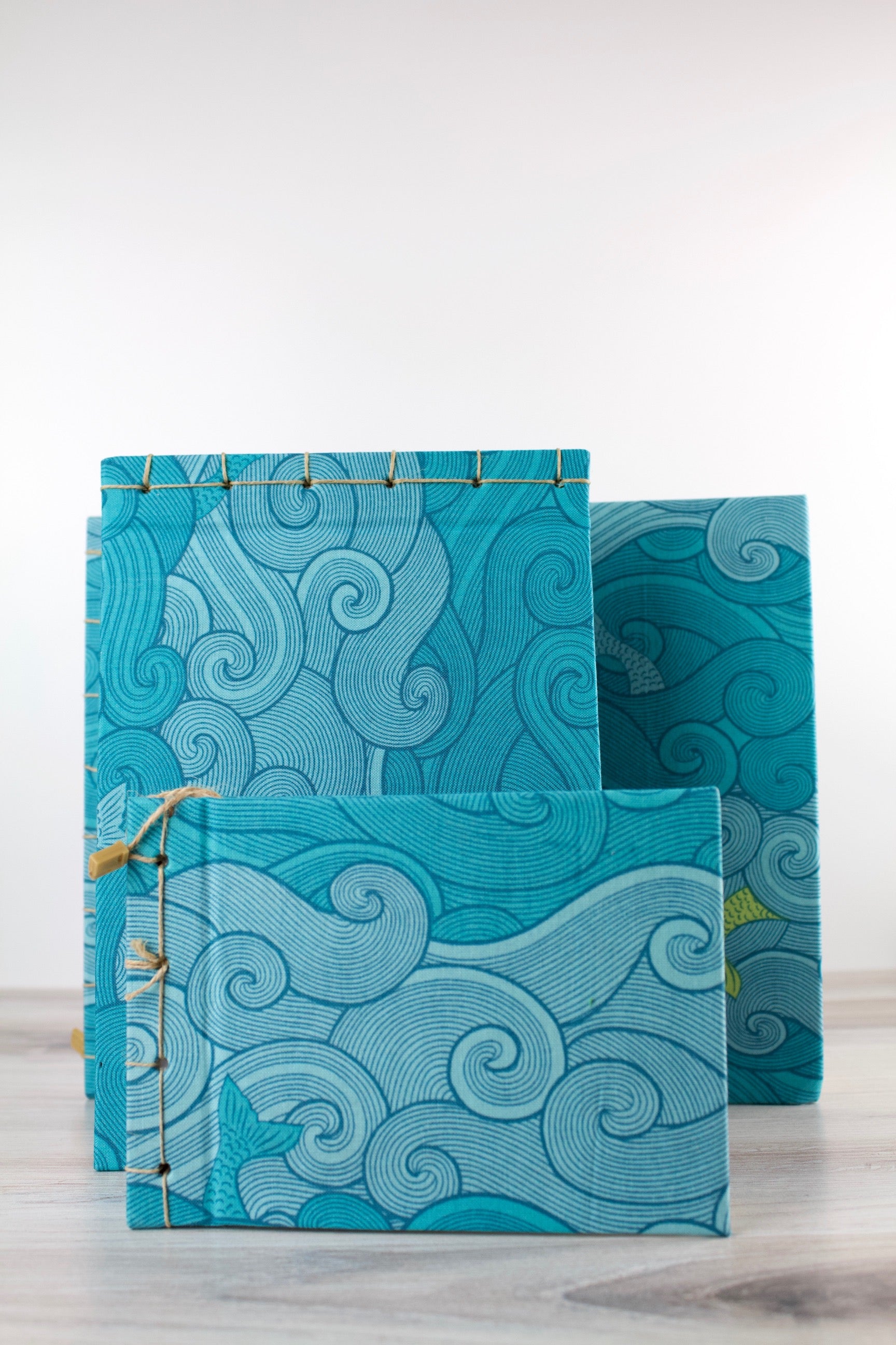 Waves Notebook-Stationed by Hand-