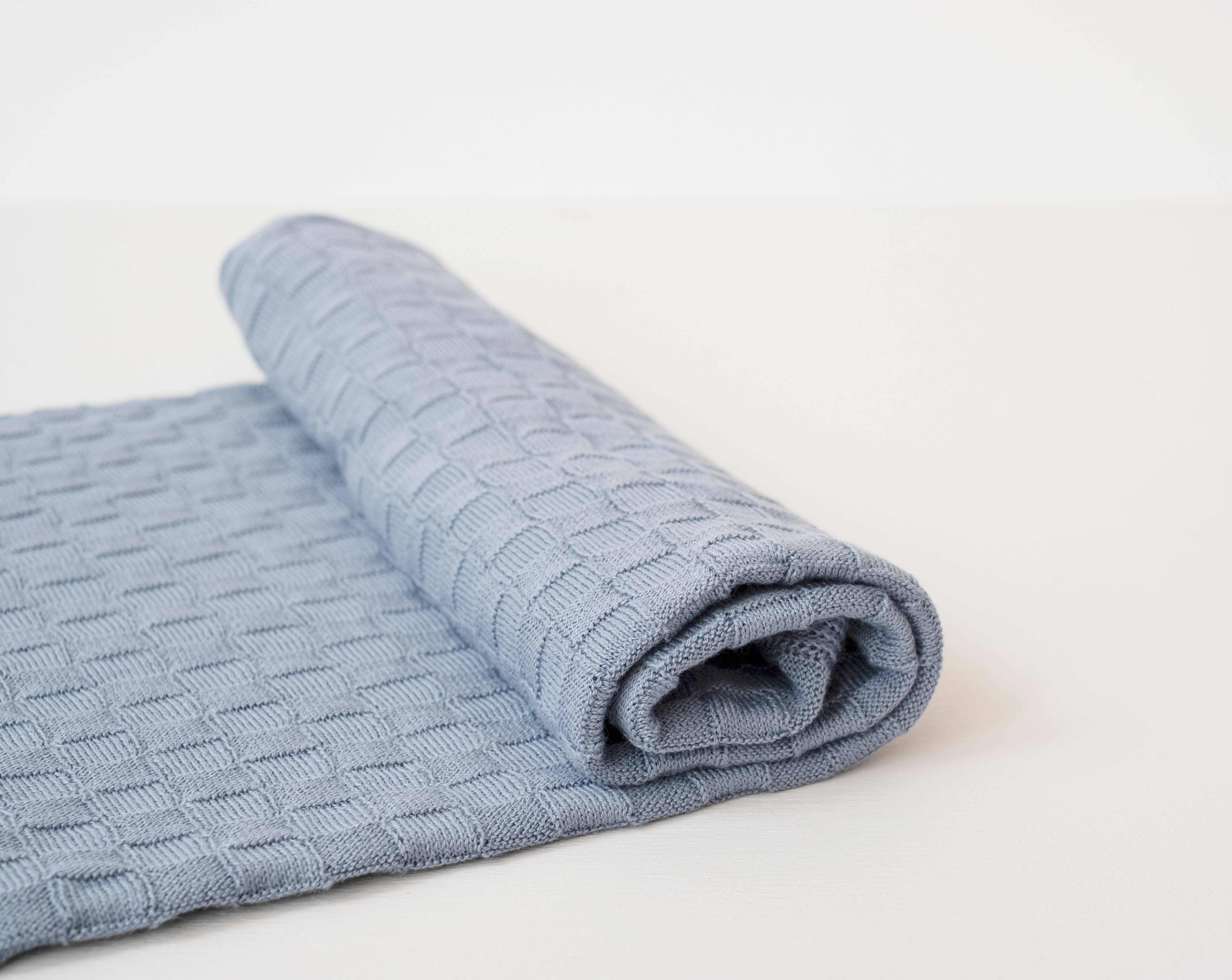 Basketweave Baby Blanket-Echoview Fiber Mill-Category_Blanket