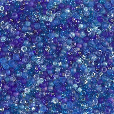 Blueberry Pie Mix Miyuki Seed Beads size 11